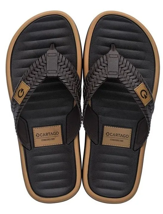 Chinelo Masculino Cartago Lisboa Dedo AD NF 11504 - Imagem 2