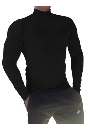 Camiseta Masculina Gola Alta Manga Longa Sjons